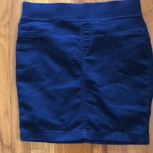 GAP Pencil Skirt, Blue Stretch Denim, XS